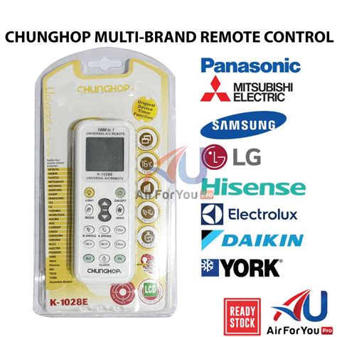 READY STOCK CHUNGHOP Universal Aircond Remote Control K 1028E