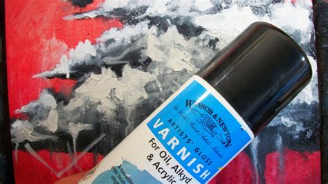 How To Spray Varnish A Painting Youtube