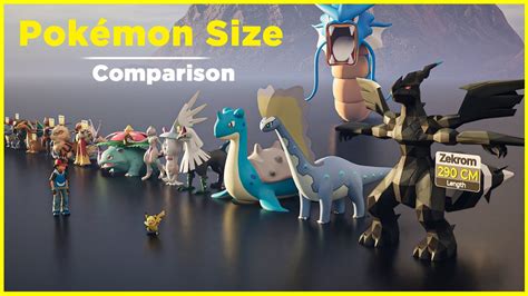 Pokémon Size Comparison All Pokémon From Smallest to Biggest Size