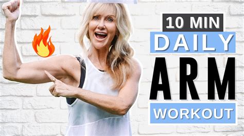 10 Minute Tone Your Arm Workout Over 50【no Equipment】 Youtube