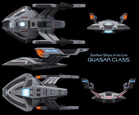 Quasar Class Starship High Resolution By Enethrin On Deviantart