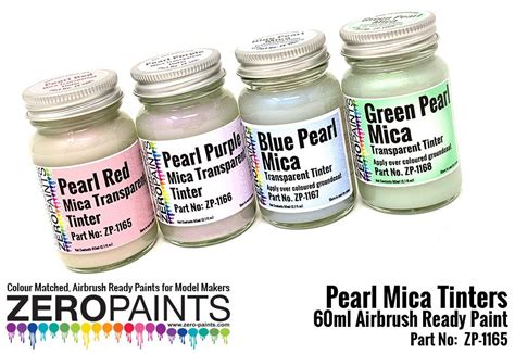 Pearl Blue Mica Transparent Tinter Paint 60ml Zp 1167 Zero Paints