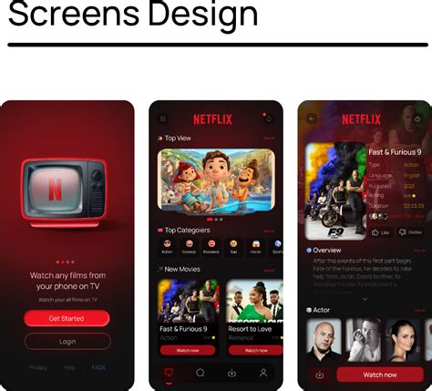 Netflix App Redesign Community Figma Community