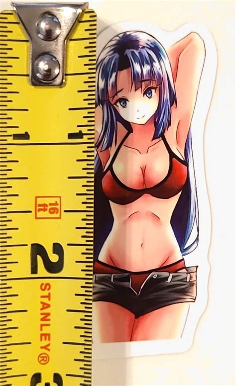 Hot Sexy Bikini Anime Manga Babe Water Resistant Sticker EBay