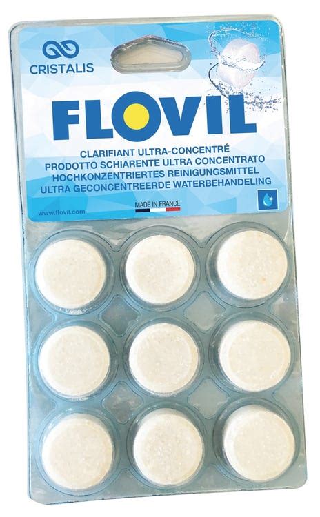 Floculant Clarifiant Pour Piscine Flovil Pastilles Piscine Spa Net