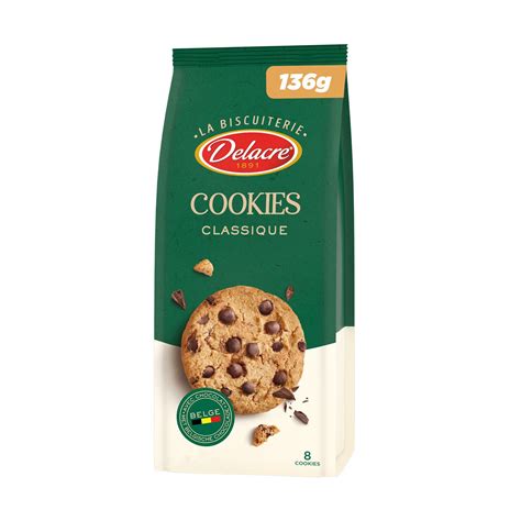 Cookies Pépites de Chocolat DELACRE COOKIES 136g à Prix Carrefour