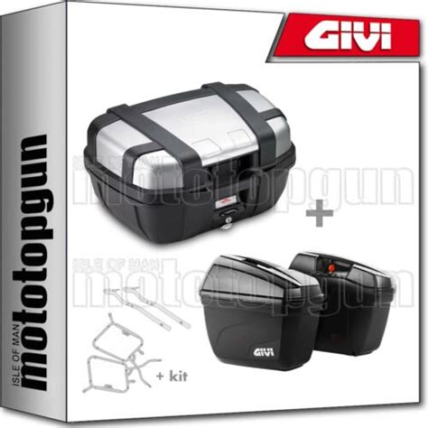 GIVI CASE TREKKER BLACK TRK52N SIDE CASES E22N HONDA XADV X ADV 750