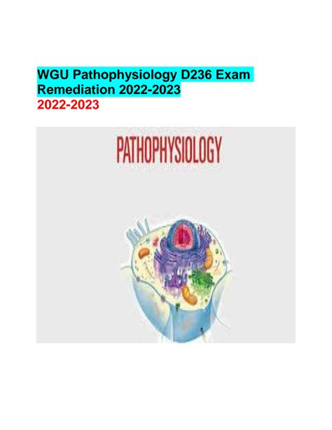 SOLUTION Wgu Pathophysiology D236 Exam Remediation 2022 2023 Studypool