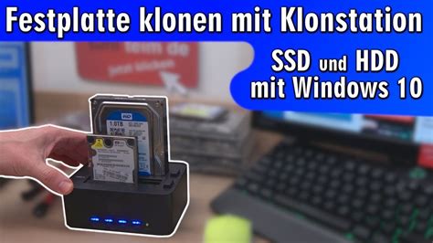 Festplatte SSD Klonen Mit Klonstation Windows 10 Kopieren Ohne Extra