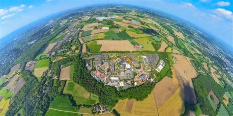 Luftbild Bottrop Fish Eye Perspektive Freizeitzentrum Movie Park