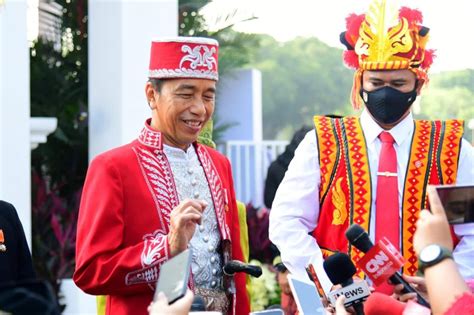 Baju Adat Buton Jadi Busana Presiden Jokowi Pada Hut Ke Kemerdekaan