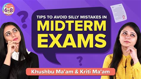 Tips To Avoid Silly Mistakes In Midterm Exam Byjus Class 6 7 And 8