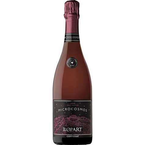 Microcosmos vino espumoso rosado brut nature ecológico Corpinnat