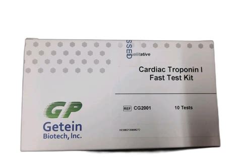 Gp Getein Cardiac Troponin Fast Test Kit At Rs In Hyderabad Id