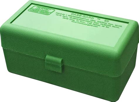 Mtm Round Flip Top Rifle Ammo Box Wsm Green Ammunition