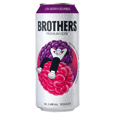 Brothers Un Berrylievable 500ml Cider Tesco Groceries