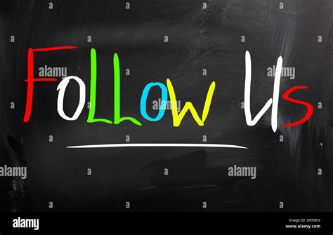 follow  concept stock photo alamy