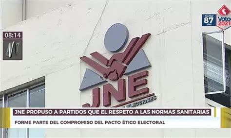 JNE Propuso A Partidos Que Respeto A Protocolos Sanitarios Sea