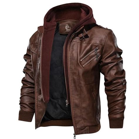 David Outwear Salvador Leather Jacket Leather Jacket Men Brown