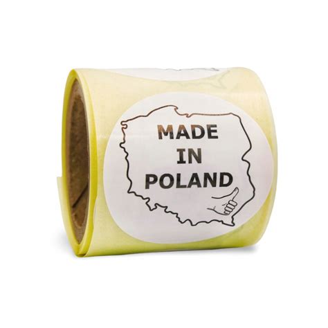 Naklejki Na Rolce MADE IN POLAND 5 Cm 100 Szt RN0011000 Cena