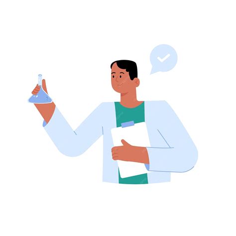 Premium Vector | People working in a science lab