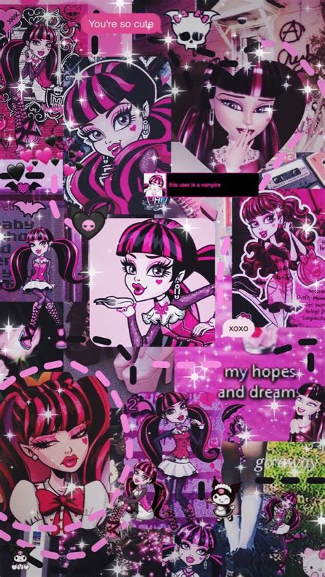 Draculaura Aesthetic Wallpaper Monster High Art Monster High