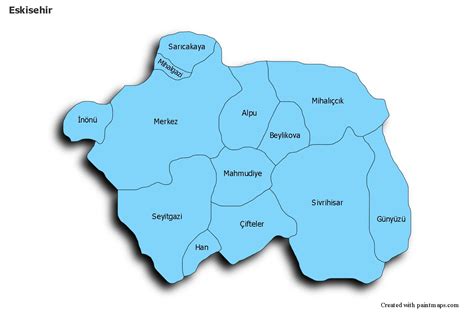 Eskisehir I In Rnek Haritalar