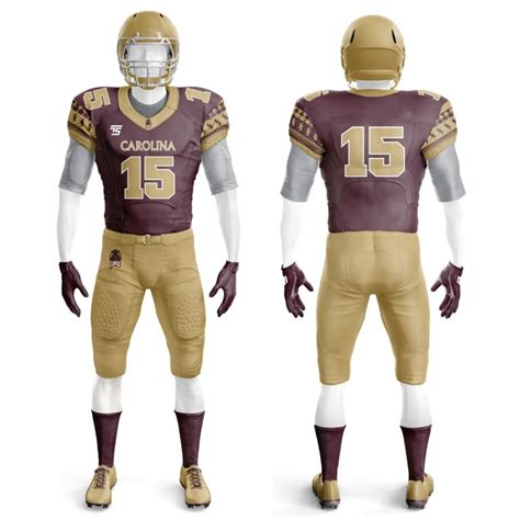 Sublimated American Football Uniform Set Timber Sports