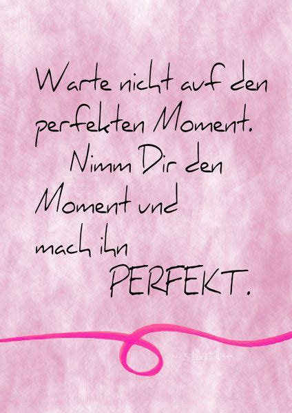 Der Perfekte Moment Lettering Card Quote Art Word Art Statements