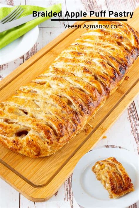 Braided Apple Puff Pastry Veena Azmanov