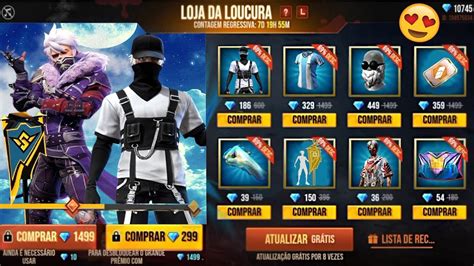 Urgente Pegue A Nova Skin Gr Tis Nova Loja Da Loucura Sombra Roxa