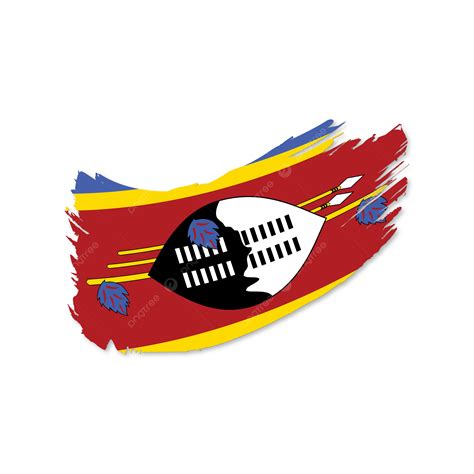 Swaziland Vector Flag With Transparent Swaziland Swaziland Flag