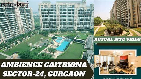 Ambience Caitriona Dlf City Phase 3 Gurgaon ☎️ 8130084691 4and5 Bhk