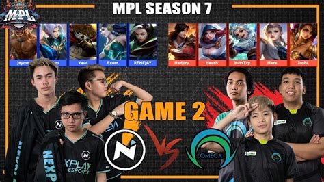 NXP VS OMEGA GAME 2 MPL PH Season7 YouTube