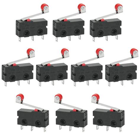 Golrisen Pcs Plastic Micro Switch Limit Switch With Pin Micro