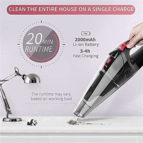 Vaclife Handheld Vacuum Car Vacuum Cordless Hand Vacuum Model H 106