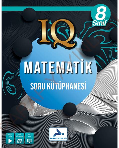 PARAF YAYINLARI 8 SINIF 8 Sınıf Matematik IQ Soru Kütüphanesi