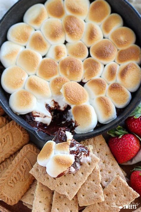 Easy Oven S Mores Dip Ready In Under 10 Minutes Chocolate Dishes