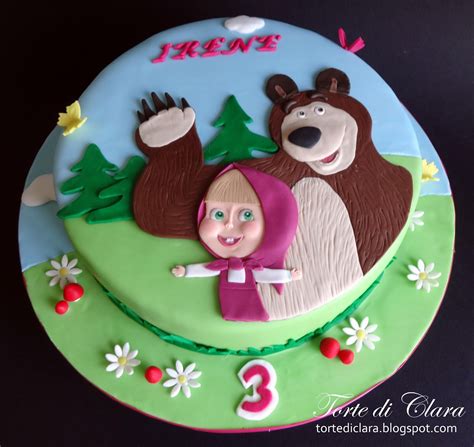 Torte Di Clara Masha And The Bear Cake