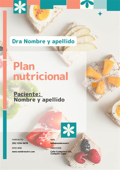 Plantilla Editable Plan Nutricional A Marlo Comunica