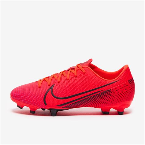 Nike Enfant Mercurial Vapor Xiii Academy Fg Cramoisi Noir Terrain