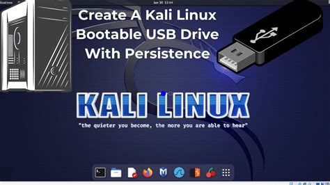 Create Kali Linux Bootable USB Drive With Persistence YouTube