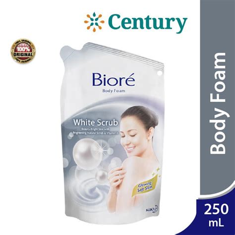 Jual Biore Body Foam Whitening Scrub Refill Ml Sabun Cair Body