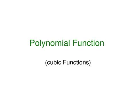 Major Key Finding The Factor Of The Polynomial Ppt Download