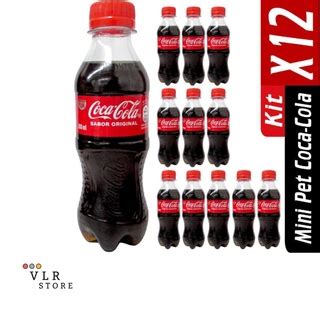 Fardo Mini Coca Cola 12 Unidade 200 ML Tradicional E Zero Shopee Brasil