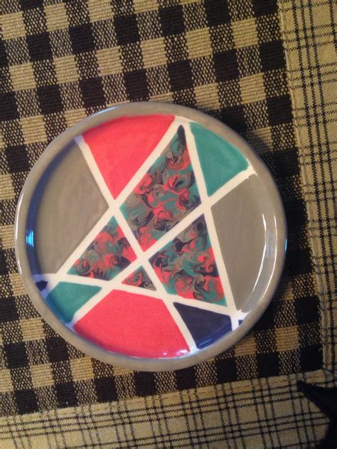 Coaster I Painted At Color Me Mine Reminds Me Of Katy Perrys Prism