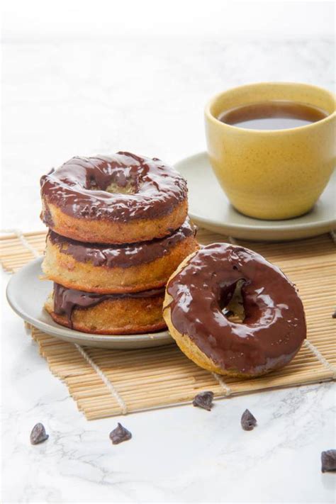 Keto Donuts Super Yummy Low Carb Chocolate Glaze Donut Recipe Baked