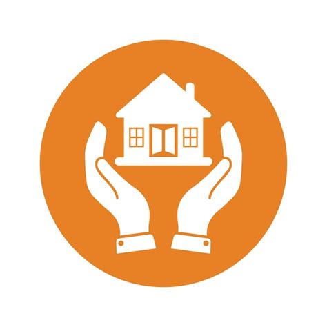 Premium Vector House Insurance Home Loan Icon Design