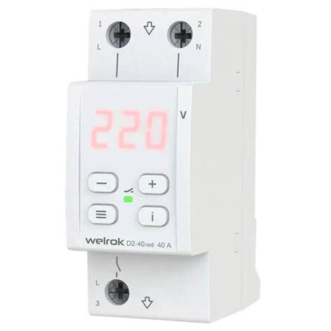 Реле напряжения welrok D2-40 red - купить по выгодной цене в интернет ...
