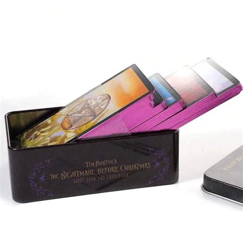 Witch Tarot Cards Deck Beginner Tarot Set With Tin Metal Box High